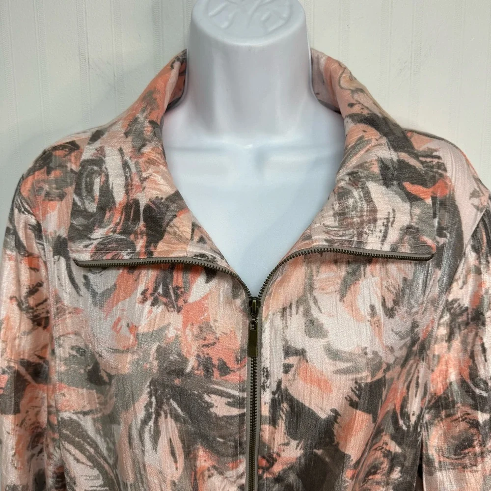 Ruby Rd. Drawstring Waist Jacket - Size 16 - Picture 3 of 9